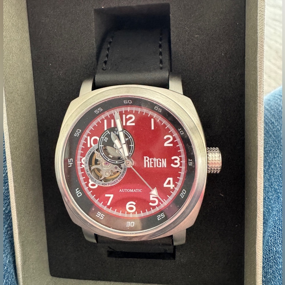 Reign Impaler Semi-Skeleton Watch, automatic Seiko movement